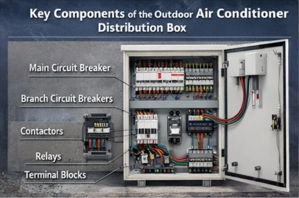 Outdoor Air Conditioner Distribution Box: Reliable Power Supply Solutions for Outdoor HVAC Systems