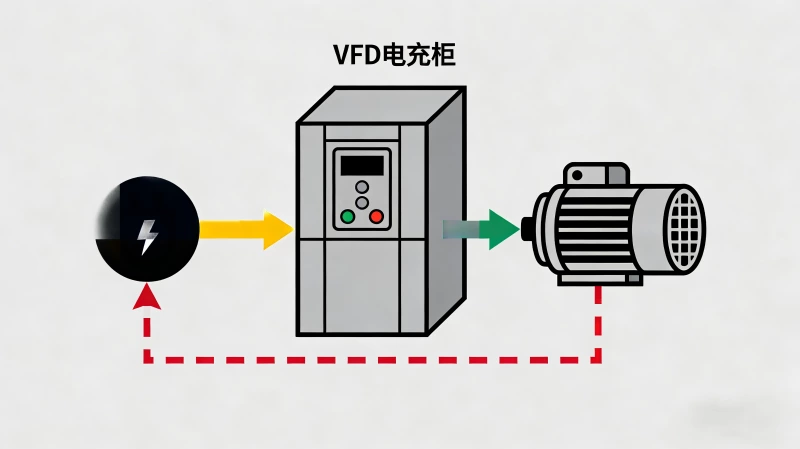 VFD Power Distribution Electric Cabinet