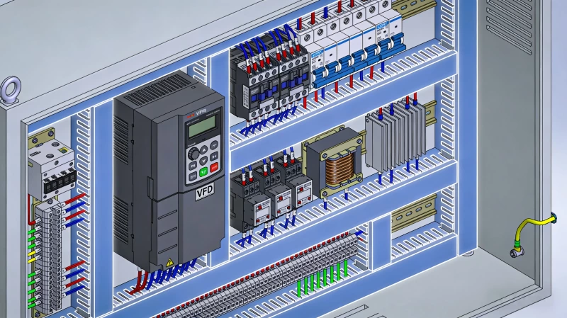 VFD Power Distribution Electric Cabinet