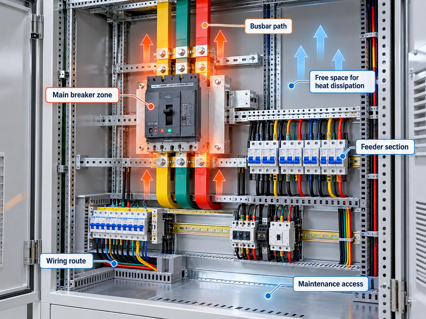switchgear protection components for crusher power distribution system