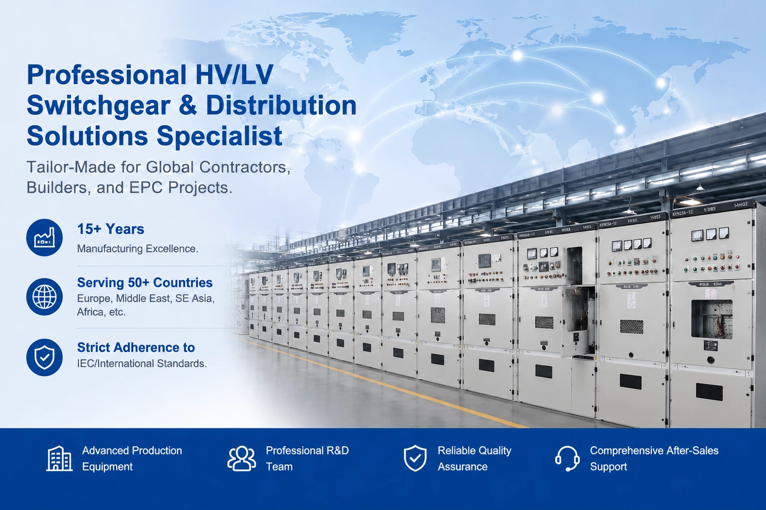Cost-Effective GCS & KYN28 Switchgear for Old Factory Renovation