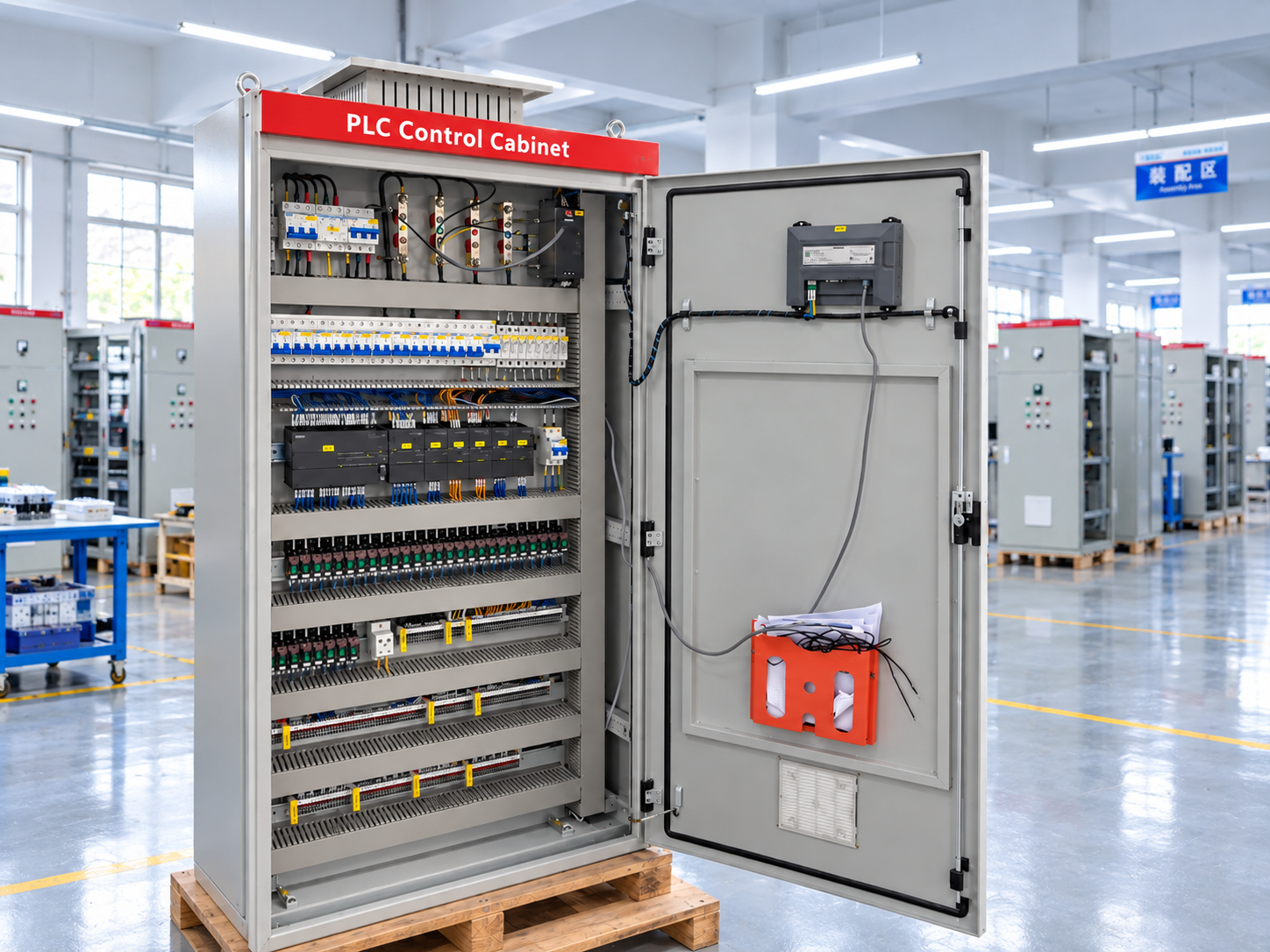 Electrical distribution and PLC control equipment for a wastewater treatment plant project in the Philippines